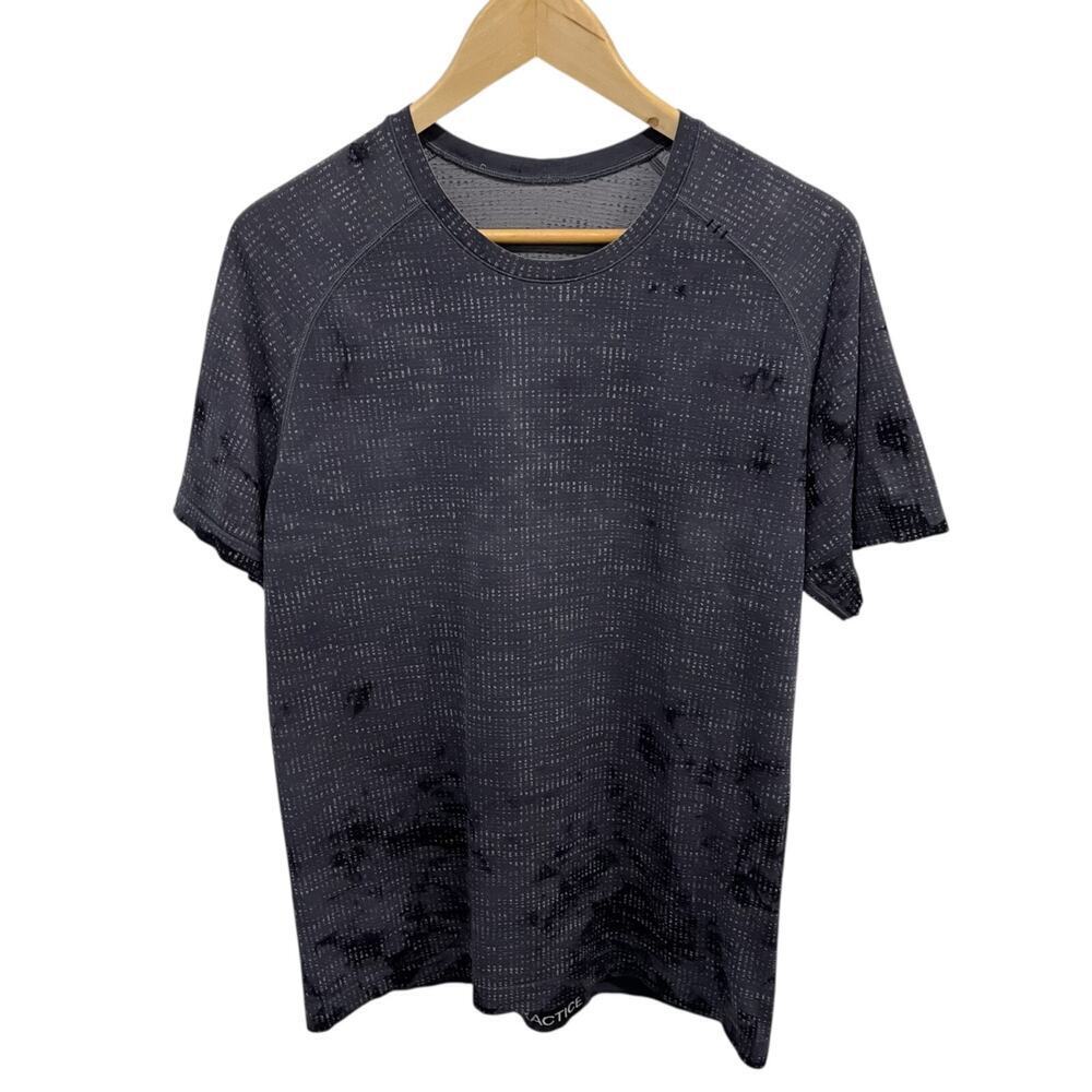 Lululemon Metal Vent Tech Shirt Sleeve Men's Medium Gray/Black T-Shirt Sports